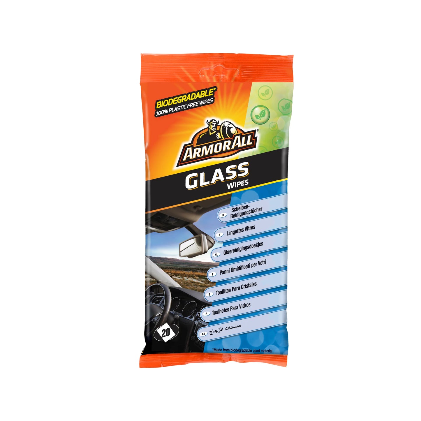 ArmorAll 20pk Glass Wipes