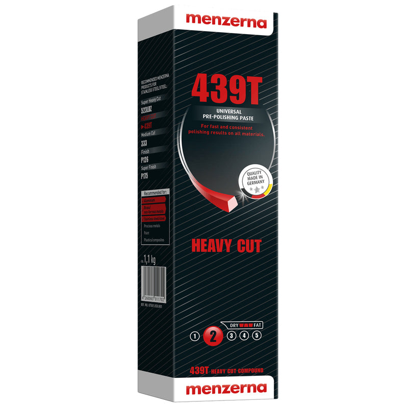 Menzerna 439T Green Heavy Cut Solid Compound - HALF BAR
