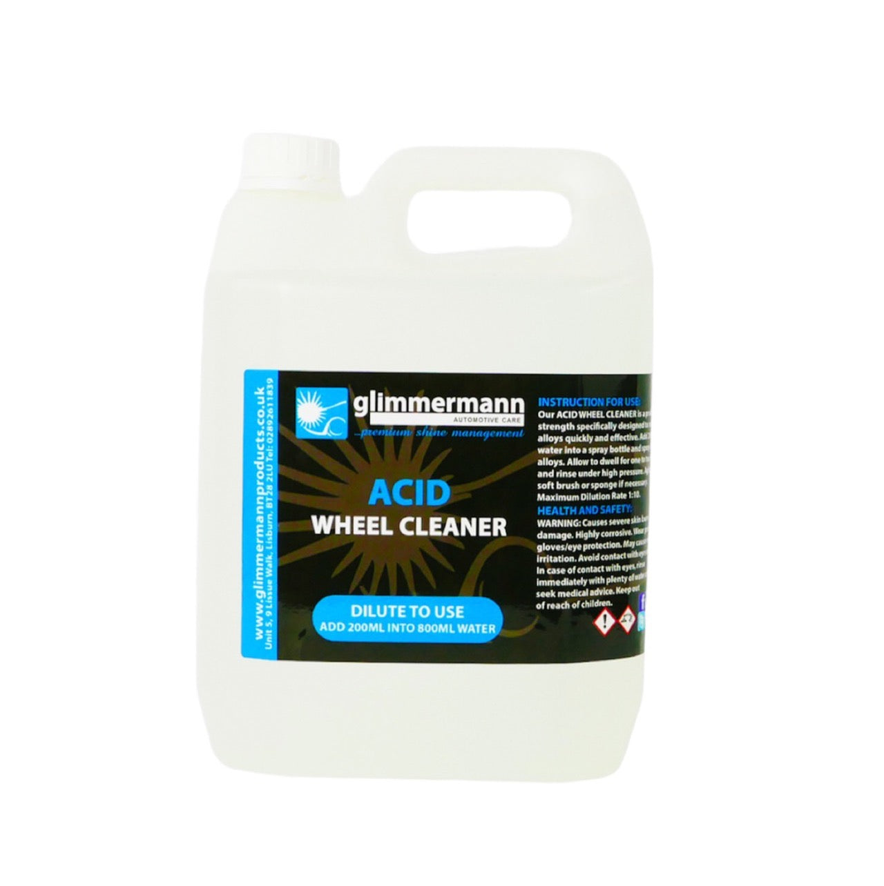 Glimmermann Acid Wheel Cleaner 5L