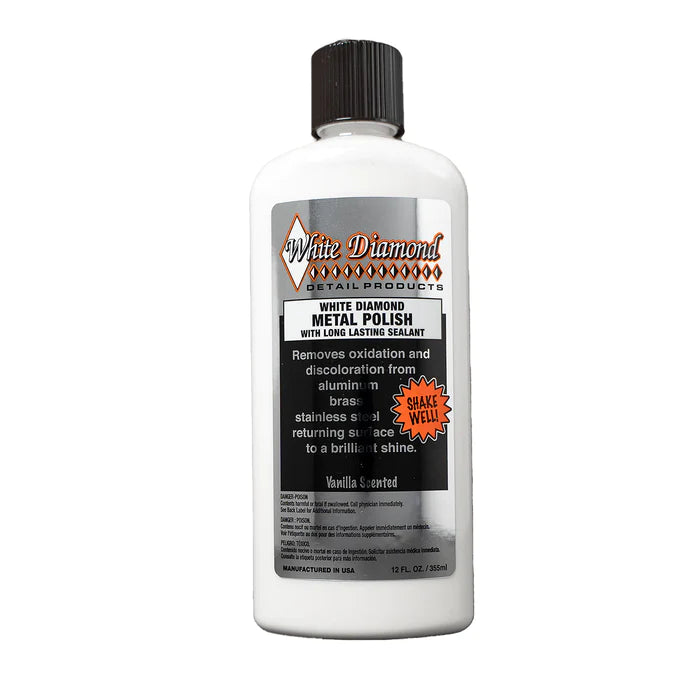 White Diamond Metal Polish with Long Lasting Sealant