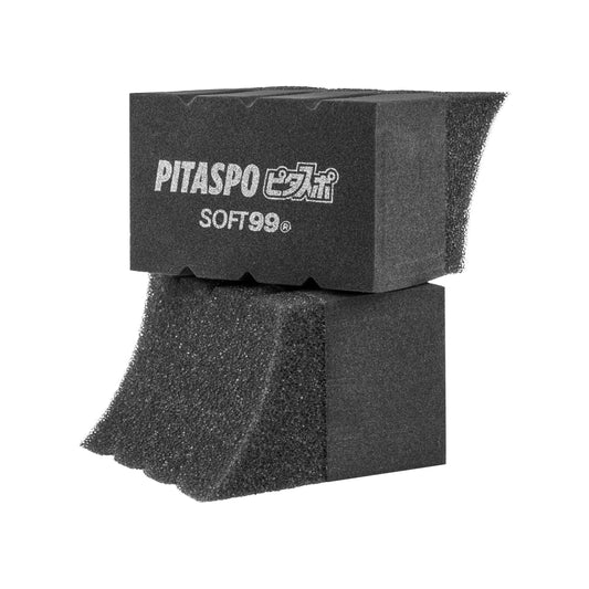 SOFT99 2x Pitaspo Tyre Sponge Profiled Tire Sponge Applicators