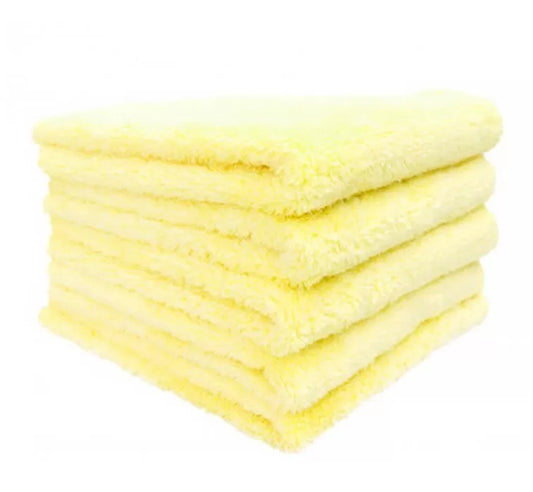 Purestar Light Touch Buffing Towels – Yellow - 5 Pack
