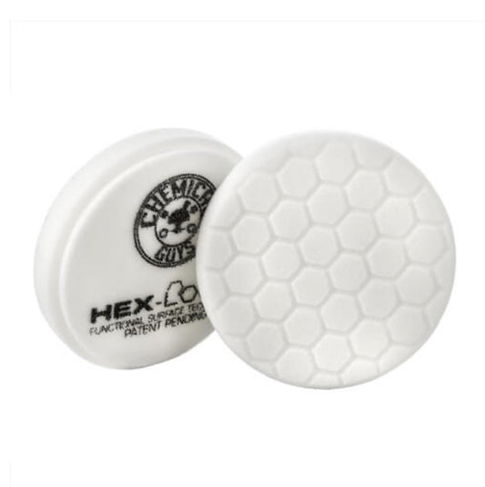 Chemical Guys WHITE HEX-LOGIC LIGHT-MEDIUM POLISHING PAD (2 SIZES)