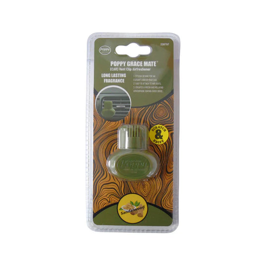 Gracemate Poppy Vent Air Freshener - Sandalwood