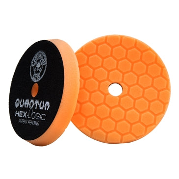 Chemical Guys ORANGE HEX-LOGIC QUANTUM MEDIUM-HEAVY CUTTING PAD 5"