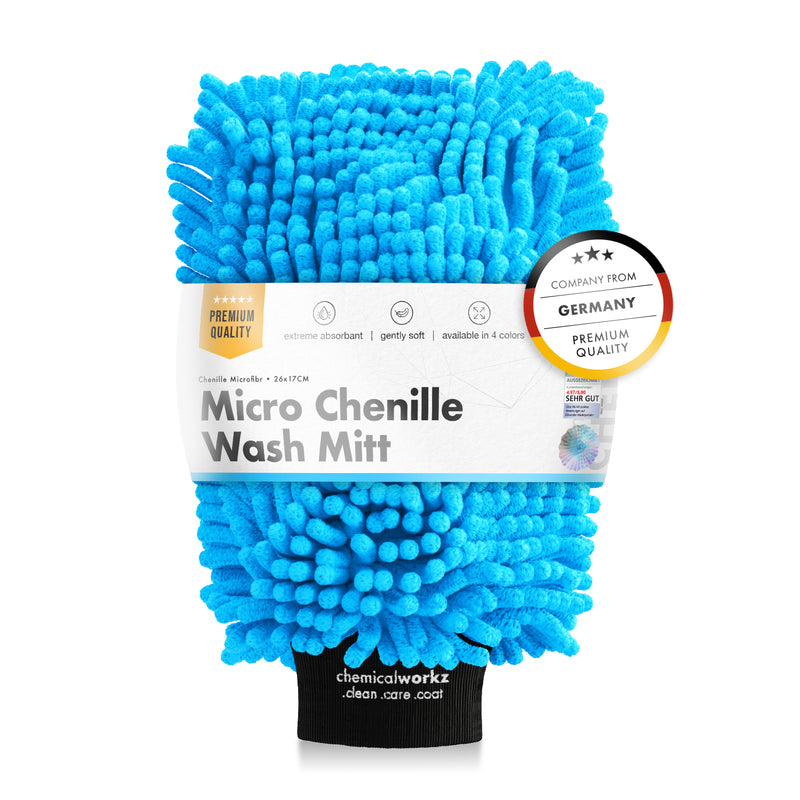 Chemicalworkz Chenille Wash Mitt – Blue