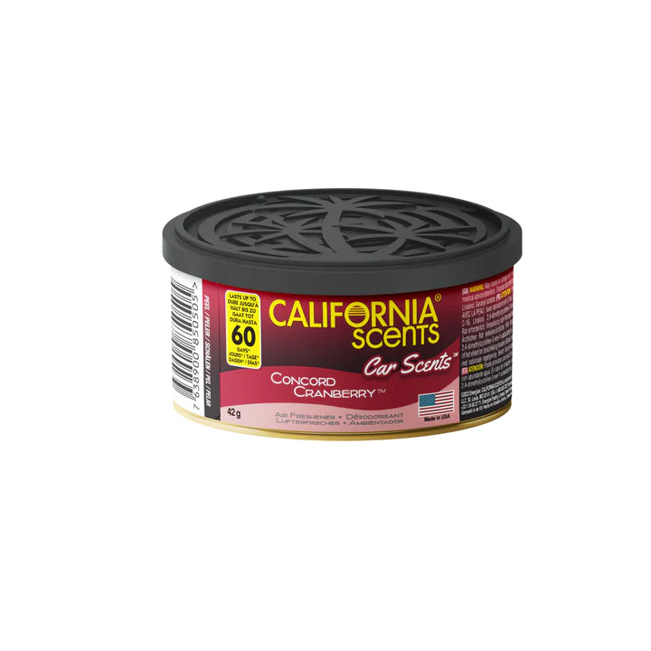 California Scents - Car Scents Air Freshener - Concord Cranberry