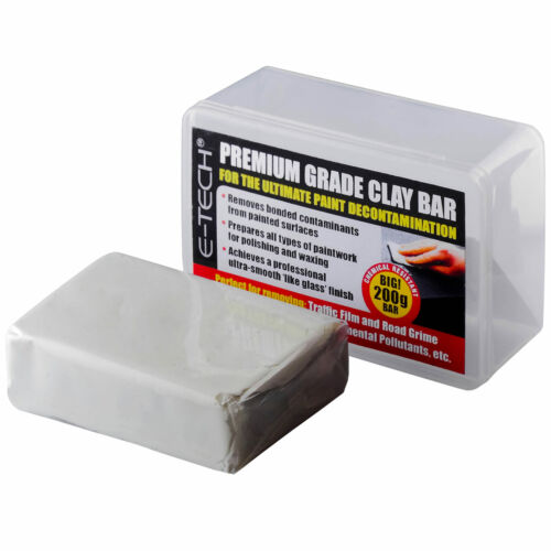 E-Tech Premium Grade Clay Bar- White 200g
