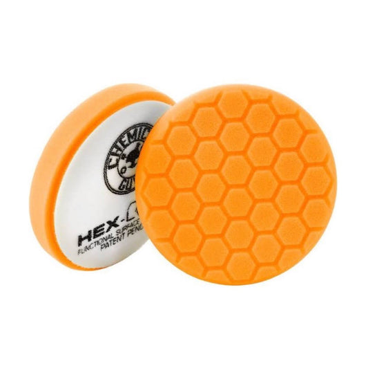 Chemical Guys ORANGE HEX-LOGIC MEDIUM-HEAVY CUTTING PAD (3 SIZES)