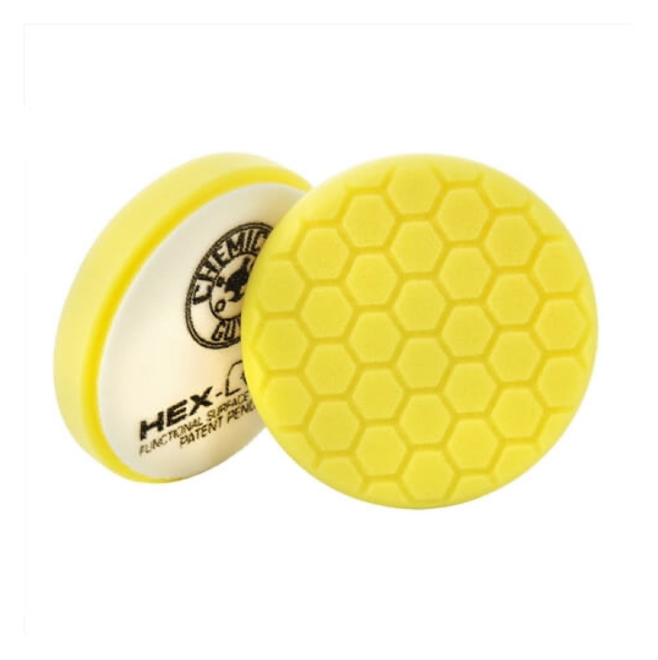 Chemical Guys YELLOW HEX-LOGIC HEAVY CUTTING PAD (2 SIZES)