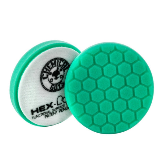 Chemical Guys GREEN HEX-LOGIC HEAVY POLISHING PAD (3 SIZES)