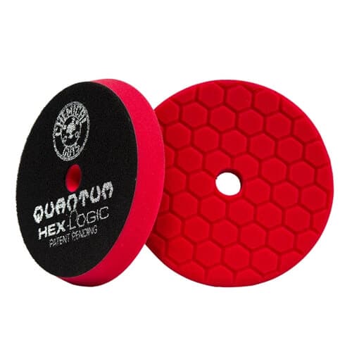 Chemical Guys RED HEX-LOGIC QUANTUM ULTRA LIGHT FINISHING PAD 5"