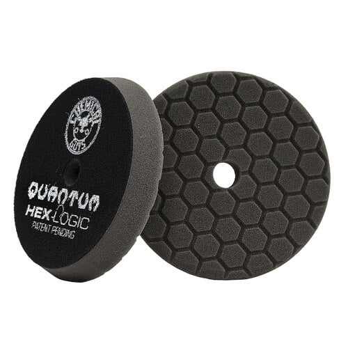 Chemical Guys BLACK HEX-LOGIC QUANTUM FINISHING PAD 5"