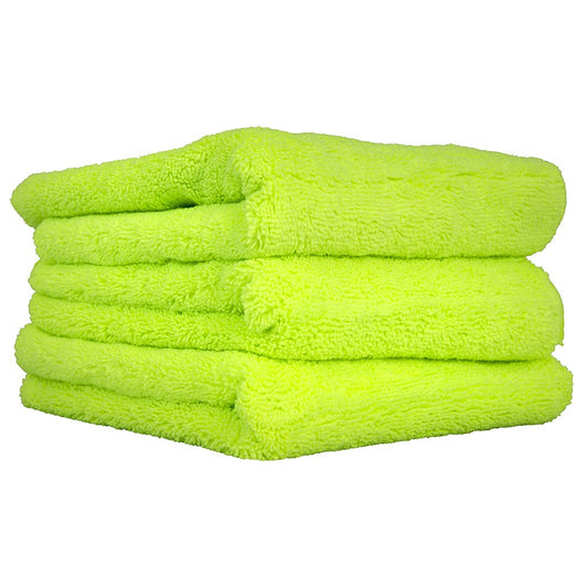 Chemical Guys EL GORDO MICROFIBER TOWEL, GREEN 3 PACK