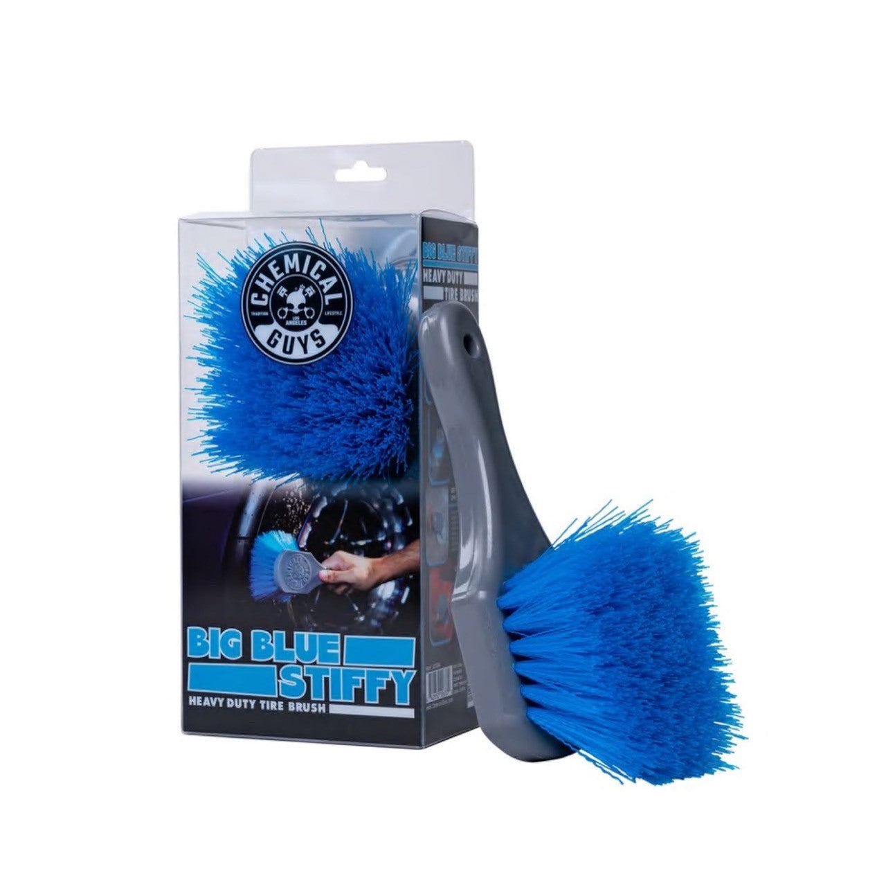 Chemical Guys BIG BLUE STIFFY HEAVY DUTY TIRE BRUSH